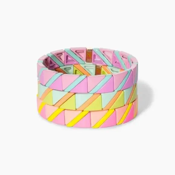 Roxanne Assoulin Neon Lite Bracelet Flamingo Coral - Picture 3 of 5